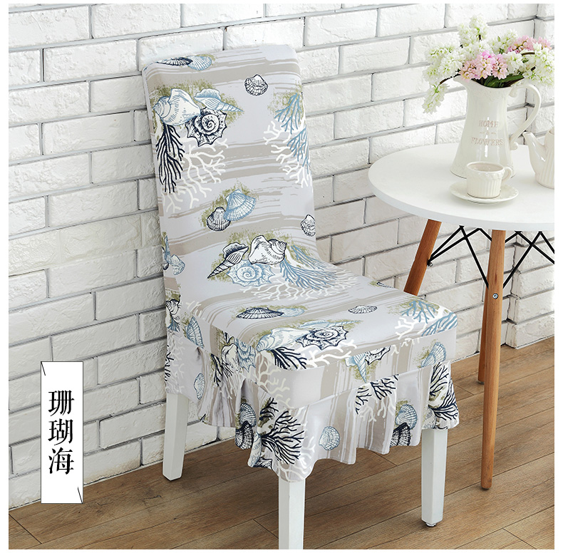 Hộ gia đình đàn hồi một mảnh bàn ăn ghế bọc bìa phân khách sạn nhà hàng bọc ghế váy vải đơn giản khăn trải bàn nhựa