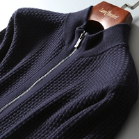 Mùa thu kinh doanh Quần áo nam sợi len sợi cashmere Đàn ông đan len bình thường Áo len cardigan Áo khoác DAZ493 áo nam hàng hiệu