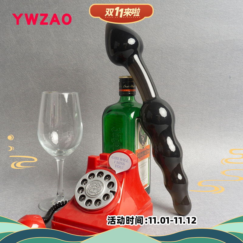 YWZAO adult sex toys anal plug tail anal expander male and female anal plug chrysanthemum pull beads to expand the anus