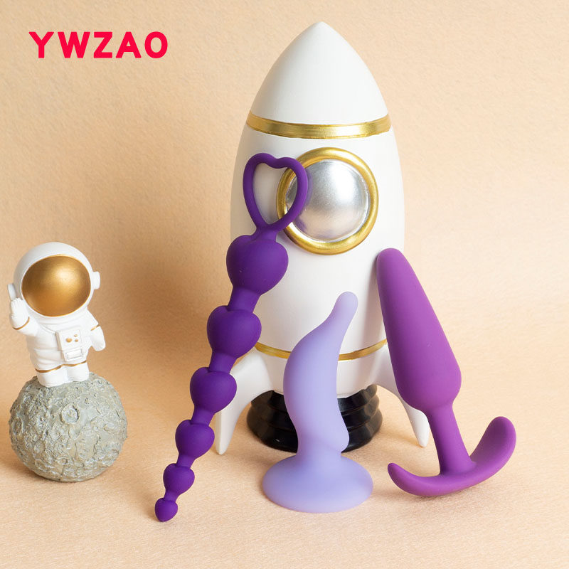 Adult supplies female anal G-point chrysanthemum bead anal plug outdoor type long-term male wearing extended anal hook ass