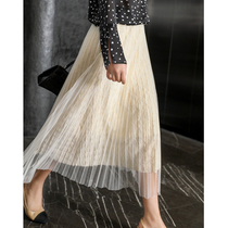 CATHYLADI light and smart soft and beautiful skirt small man thin and high mesh dress comfortable skin-friendly skirt