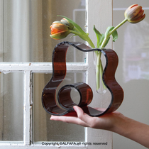 Geometric art suspended vase acrylic porch living room shape ornaments flower arrangement Nordic home accessories flower Ware