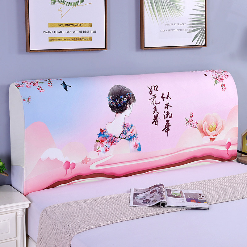 Soft bag head cover 2022 new universal simple all-inclusive wooden bed backrest dustproof universal one meter five head cover