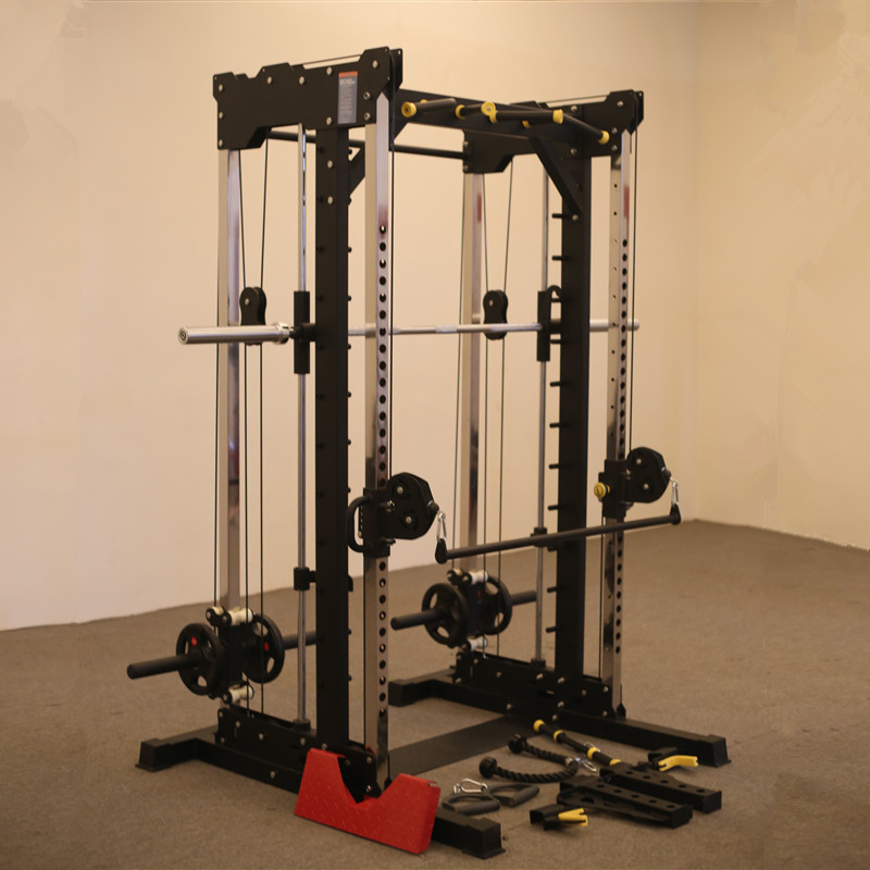 Smith machine comprehensive trainer squat frame household fitness equipment Smith machine gym commercial equipment