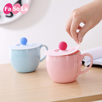 Japanese teacup lid ceramic universal silicone round non-toxic cup lid dustproof universal large small size