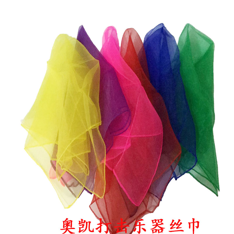 Promotion Baby Children Dance Orff Music teaching aids kindergarten Early teaching centre square yarn scarves