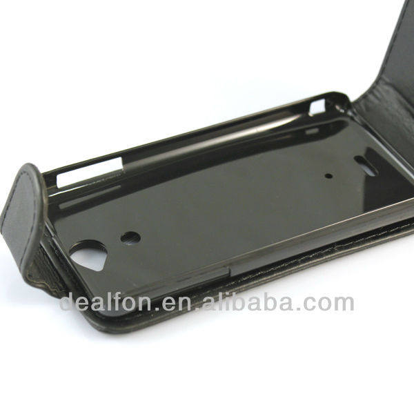Cu Leather Flip Case Cover для Sony Xperia v Lt25i