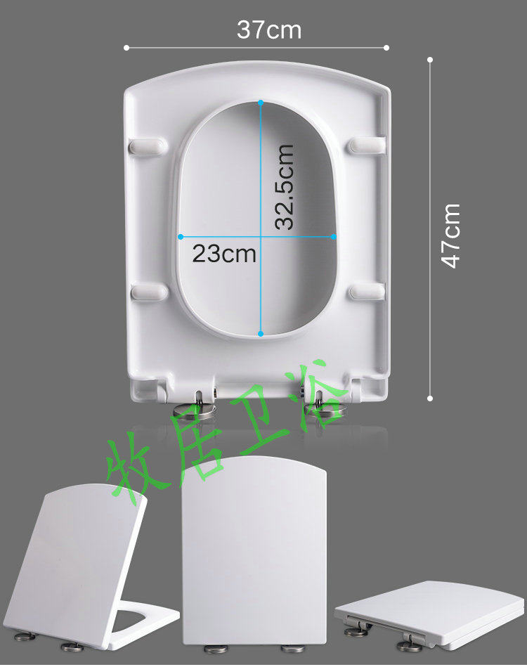 Toilet cover adapts Suncoo oldfashioned toilet cover square UF seat