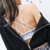 Nữ hoàng yêu thể dục thể thao vest bra chống sốc thu thập rập khuôn corset chạy yoga hỗ trợ cao bra tập gym Đồ lót thể thao