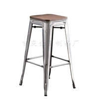 76 см сидящий с высоким содержанием первичного сплошного дерева квадратный табурет