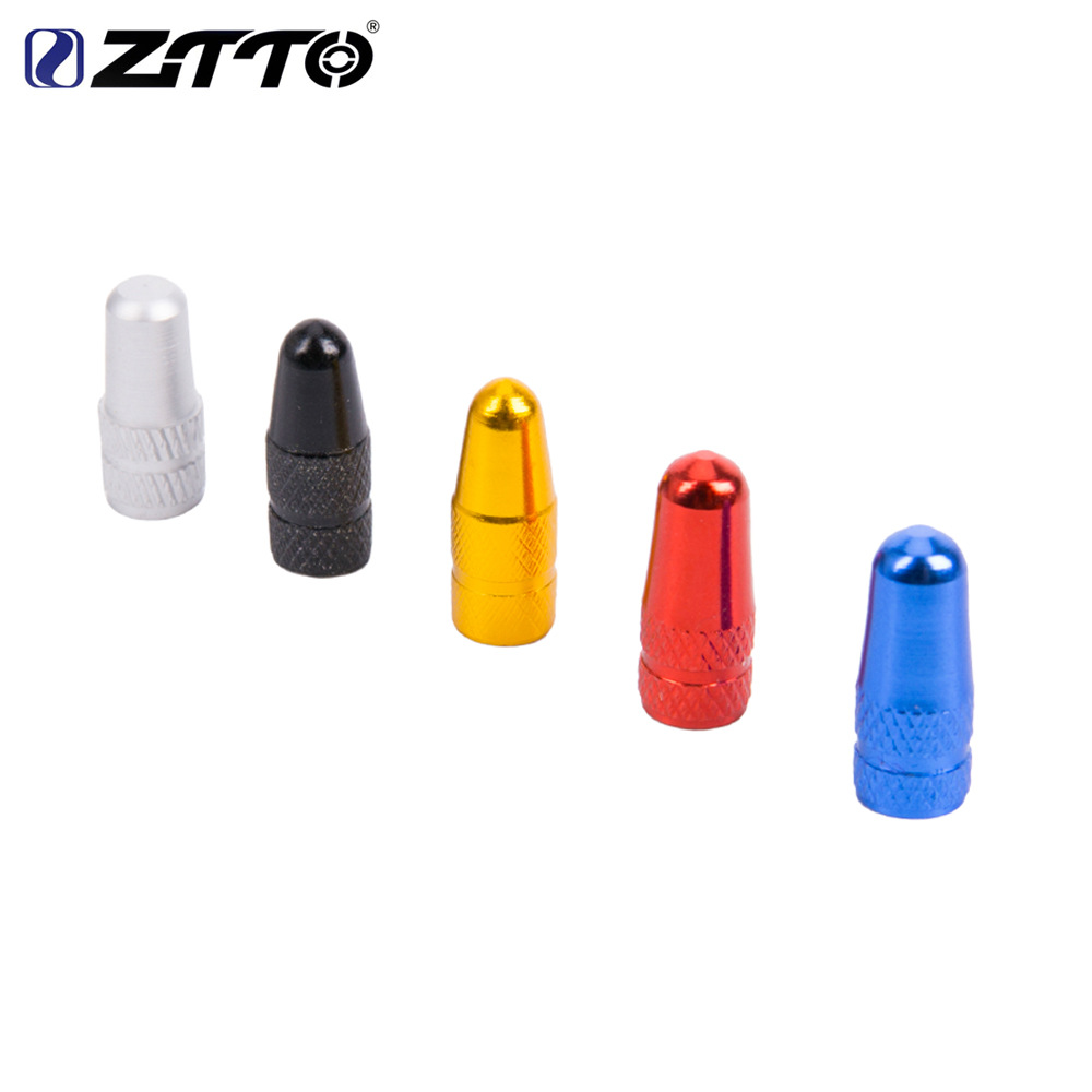 ZTTO chasing method mouth air cap multi-color aluminum alloy mouth cap bicycle valve cap French air cap