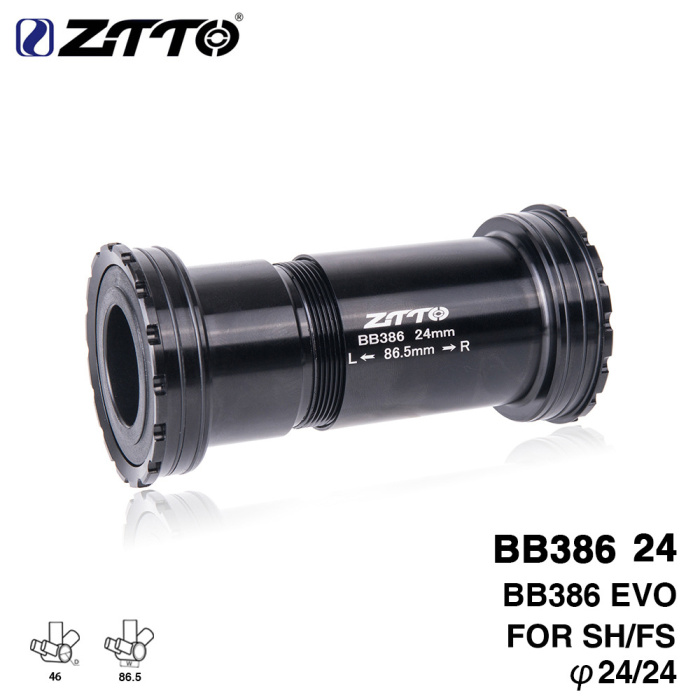 ZTTO bicycle BB386 to the lock axis axis 24mm five-way 86 5 46mm ceramic bearing axis