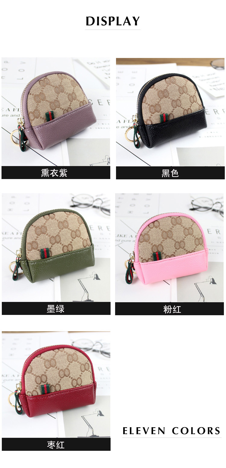 Đồng xu nữ ví nhỏ túi xách mini túi chìa khóa sinh viên dễ thương túi zip xu Hàn Quốc ví ngắn - Ví tiền ví nam lv
