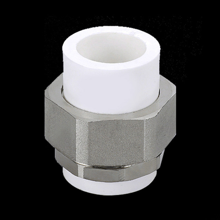 High-quality PPR pipe fittingsPPR double-ended live jointPPR double-live oil Ren iron live jointDouble-ended PPR live joint factory direct sales