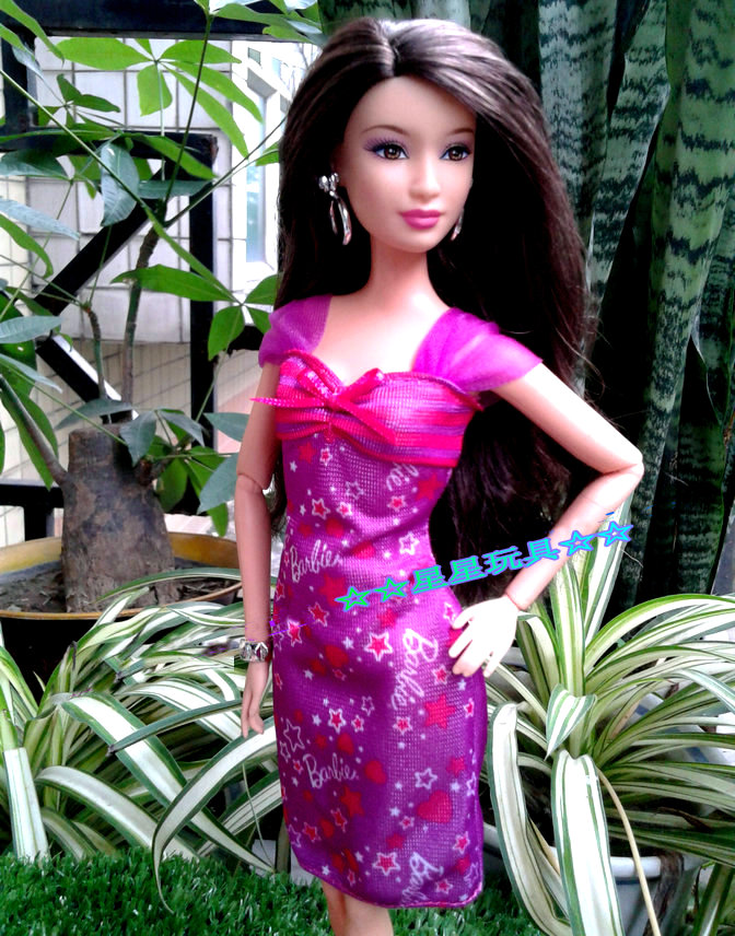 Mới chính hãng 6 điểm búp bê phụ kiện quần áo ST siêu mẫu FR / PP đầm kỳ nghỉ búp bê vải