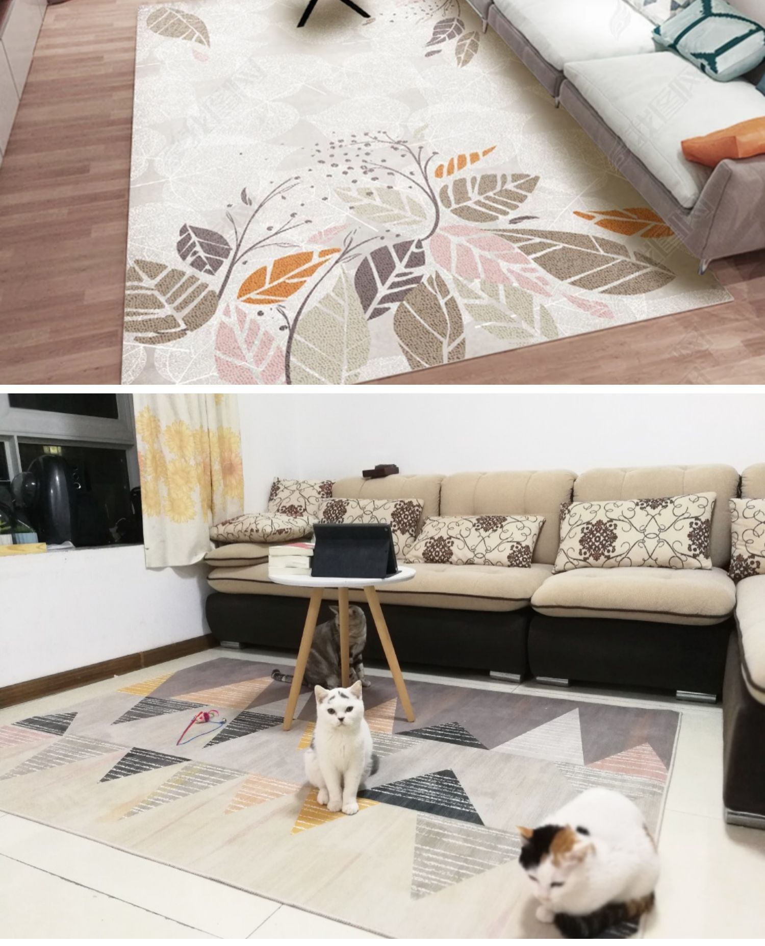 Bắc Âu hiện đại bàn cà phê thảm nhỏ gọn phòng khách thảm phòng ngủ cạnh giường ngủ thảm thảm có thể được tùy chỉnh cửa sổ rửa và thảm - Thảm thảm lông trải sàn phòng ngủ