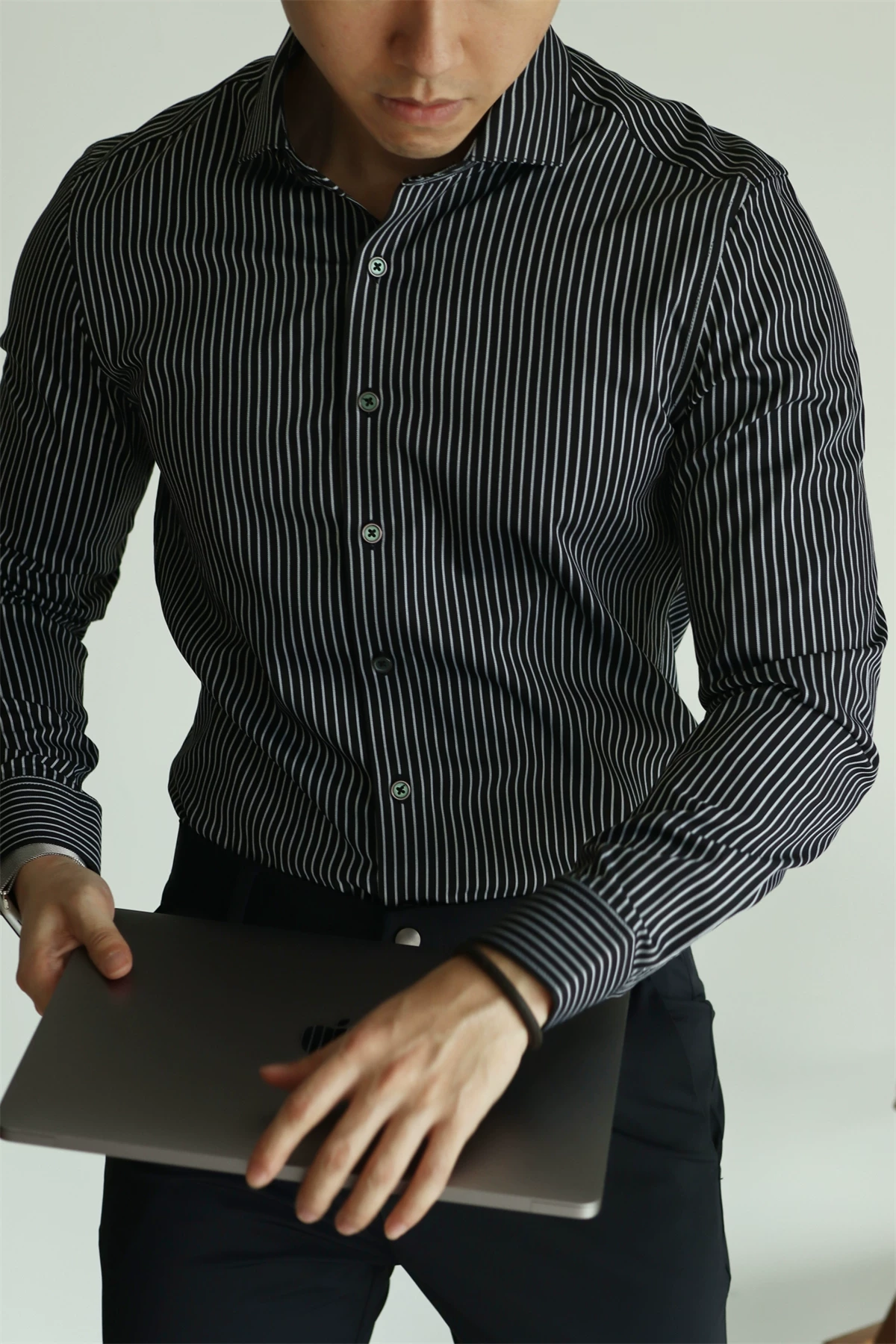 Дышащая рубашка, slim fit