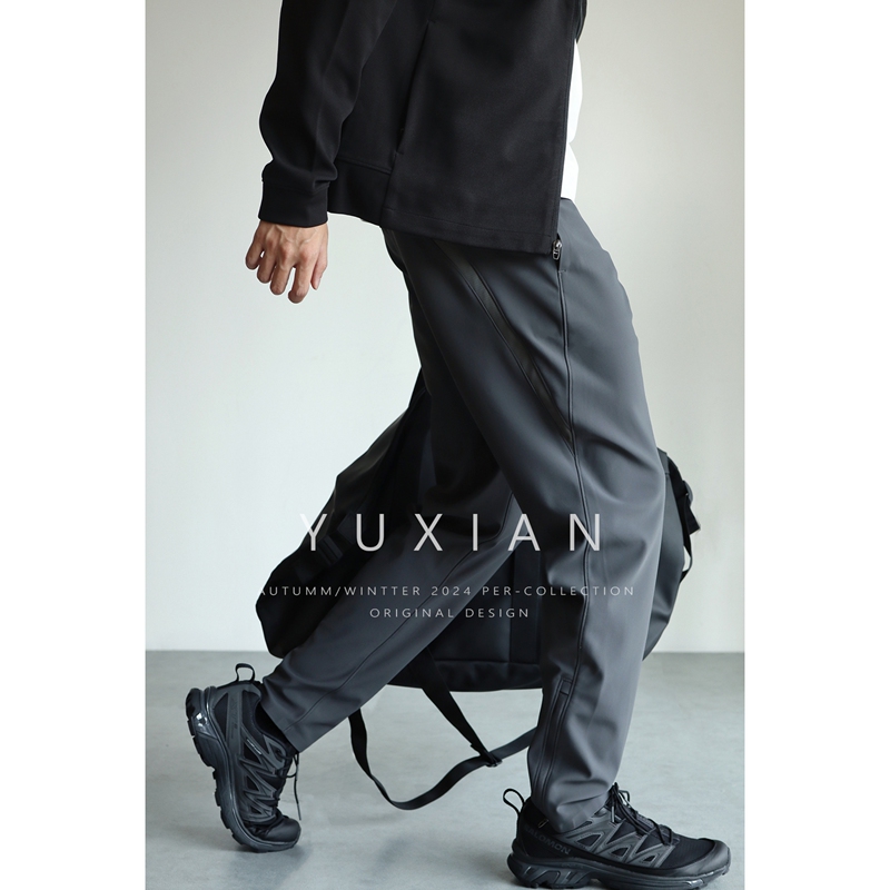 [Traveler Series] Autumn and Winter Lightweight Dark Pattern Windproof Breathable Four-Way Stretch Men's Casual Sports Pants