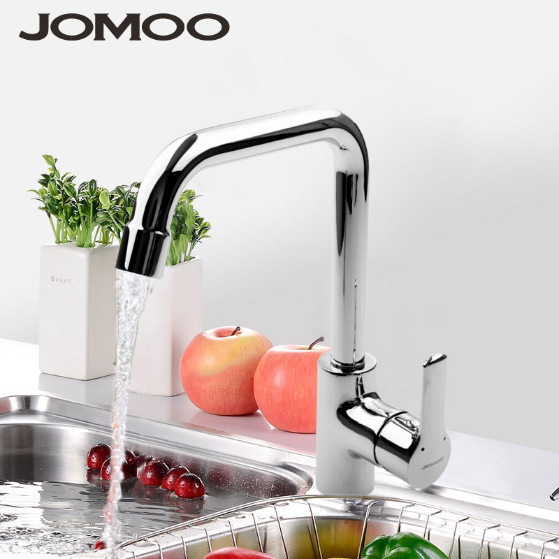 JOMOO Nine pastoral bathroom Home Kitchen Faucet Mono the hot and cold water tank tap rotatable 33051-205