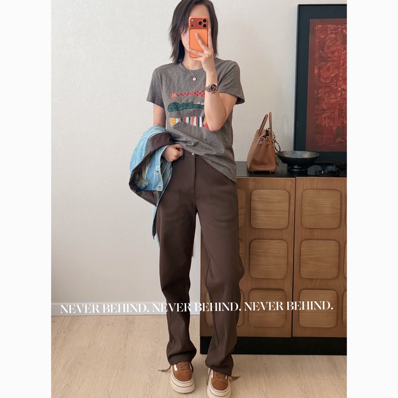 8.16 Never Behind Margiela-Style Straight-Leg Casual Versatile Pants