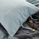 Vỏ gối bằng vải bông Giặt 100% Cotton dành cho người lớn Màu đơn sắc Màu đơn sắc gối cao su non