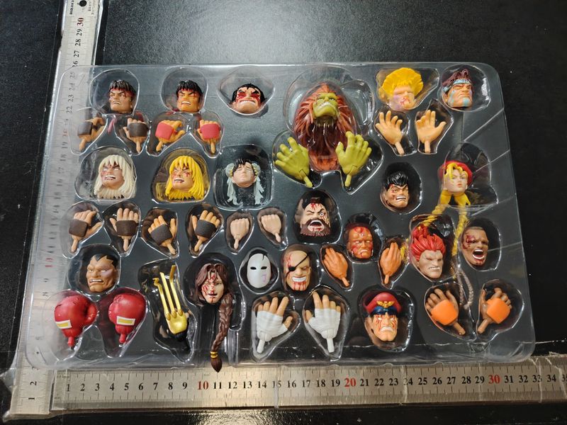 Jada Street Fighter Sdcc Limited War-Damaged Defeated Head Sculpt War-Damaged Head Accessories Replacement Parts Jada Street Fighter Sdcc Limited War-Damaged Defeated Head Sculpt War-Damaged Head Accessories Replacement Parts
