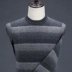 Mùa đông dày 100% áo len cashmere nguyên chất nam trung niên áo len dài tay áo len đáy áo len