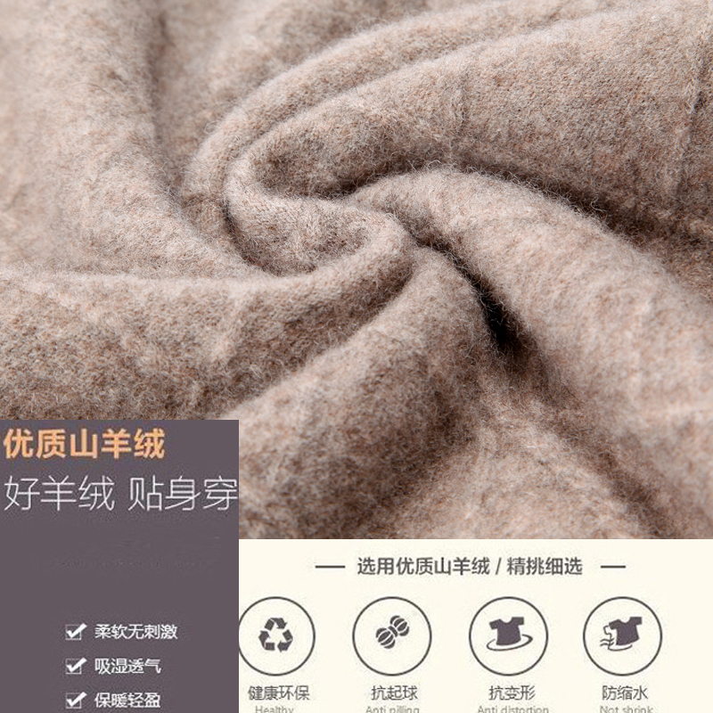 Đặc biệt cung cấp giải phóng mặt bằng 100% tinh khiết cashmere áo len nam cổ tròn đan áo len dày trung niên áo len áo len đáy áo