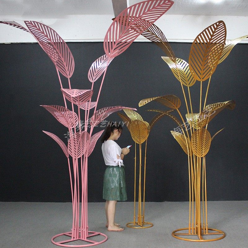 Iron Banana Ye Road to wedding props wedding wedding wedding area decoration arrangement of the swing parts T lift road