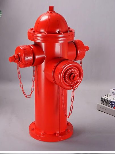 金属工艺品创意家居装饰品工业风铁艺复古消防栓模型摆件摄影道具