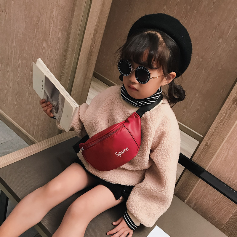 Boys and girls shoulder bag Korean version of small bag girl coin wallet running Bag Princess fashion chest bag cute children's bag tide