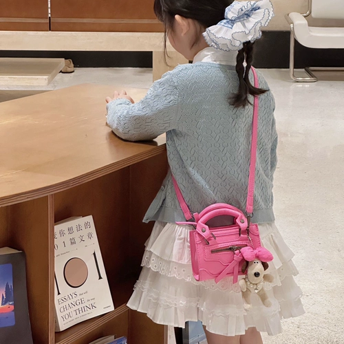 Милая детская сумка, модная небольшая сумка для принцессы, сумка через плечо, популярно в интернете