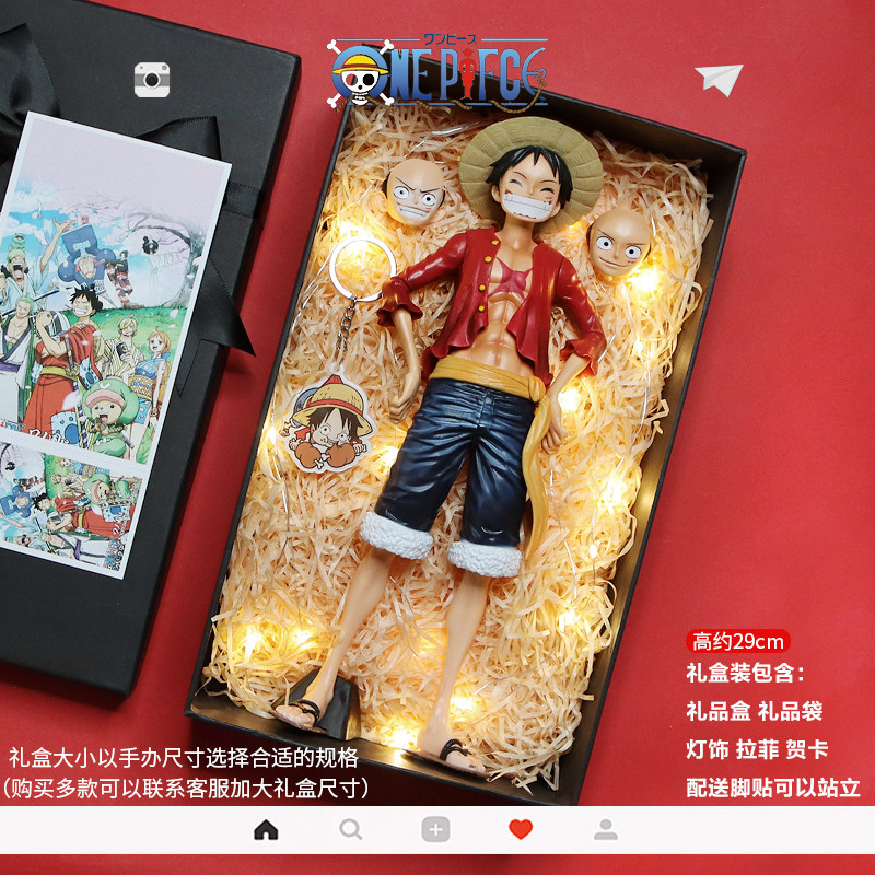 海贼王模型鲁夫索隆山治乔巴艾斯q版公仔日模型摆件周边生日礼物
