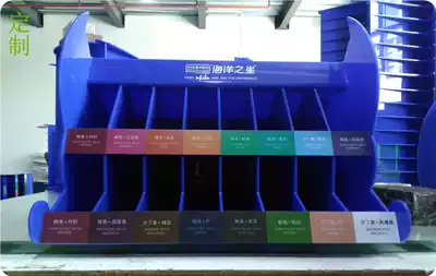 Acrylic shelf storage rack multi-layer creative simple modern blue rack home rack home finishing rack