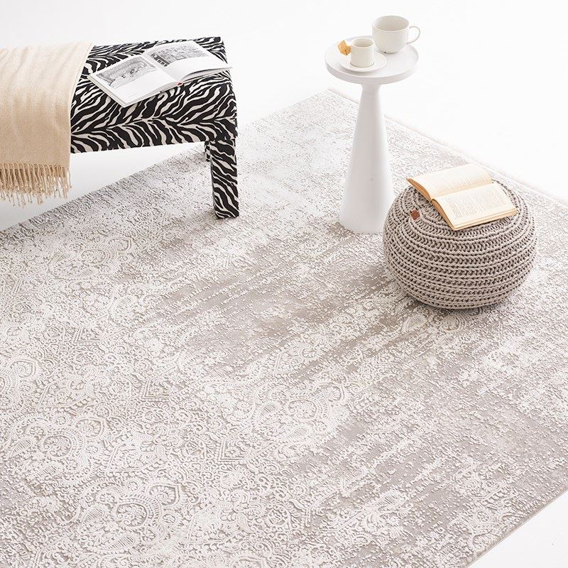 2021 Turkey Original Imported Carpet Advanced Ultrafine Fiber Soft Grey Ensemble Pure Color Modern Minimalist Wind
