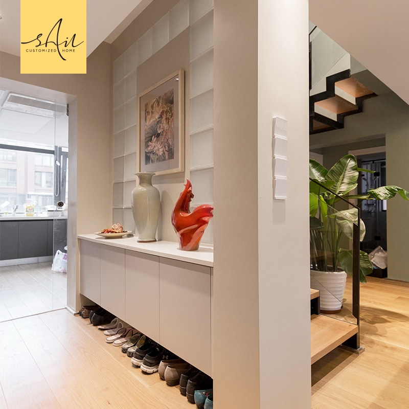 Xian shoe cabinet customization modern simple hall cabinet porch shoe cabinet custom storage cabinet partition cabinet customization