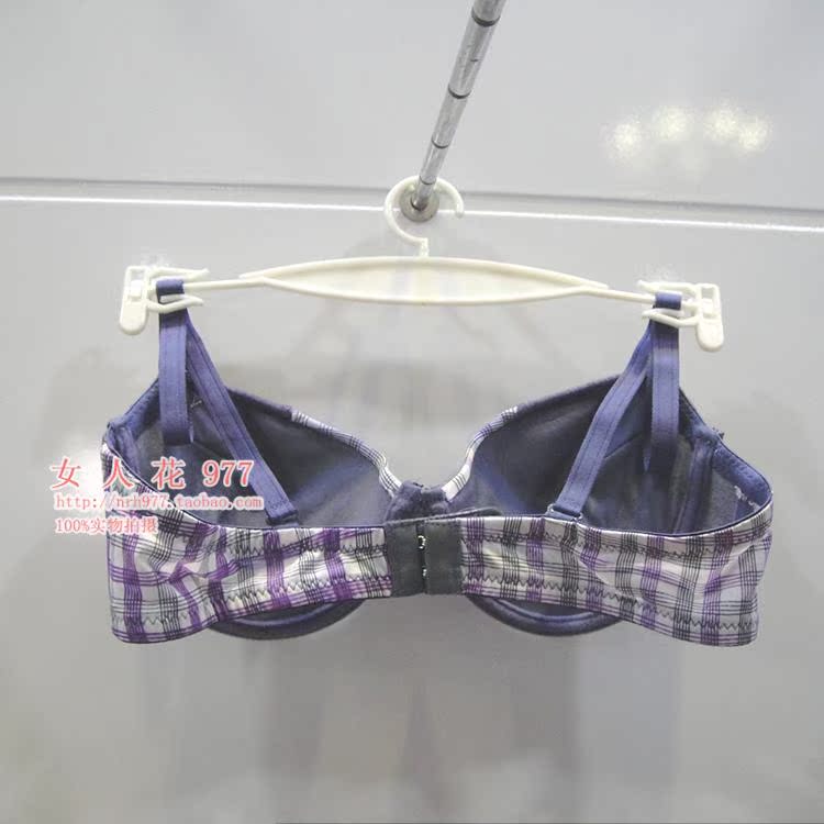 Áo ngực nữ Melaya A011 dễ thương cô gái denim cotton tụ tập áo ngực chính hãng đồ lót nữ hàng hiệu