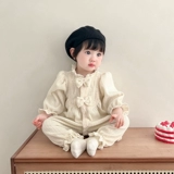 Детское весеннее милое боди для девочек для принцессы для выхода на улицу