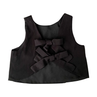 Черный жилет, с открытой спиной