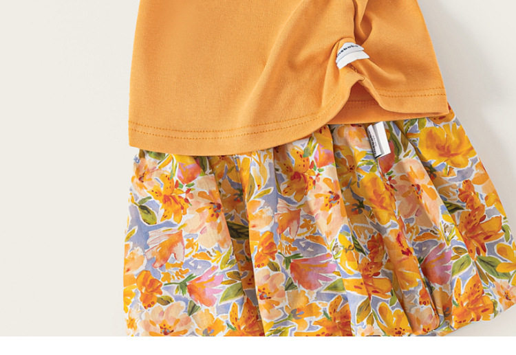 Girls' Summer Outfit: Sweet Thin Vest and Floral Bloomers, Stylish Summer Suspender Shorts for Baby Girls — 7