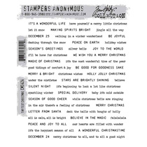 Stampers Anonymous CMS424 Christmas tree rubber stamp tim