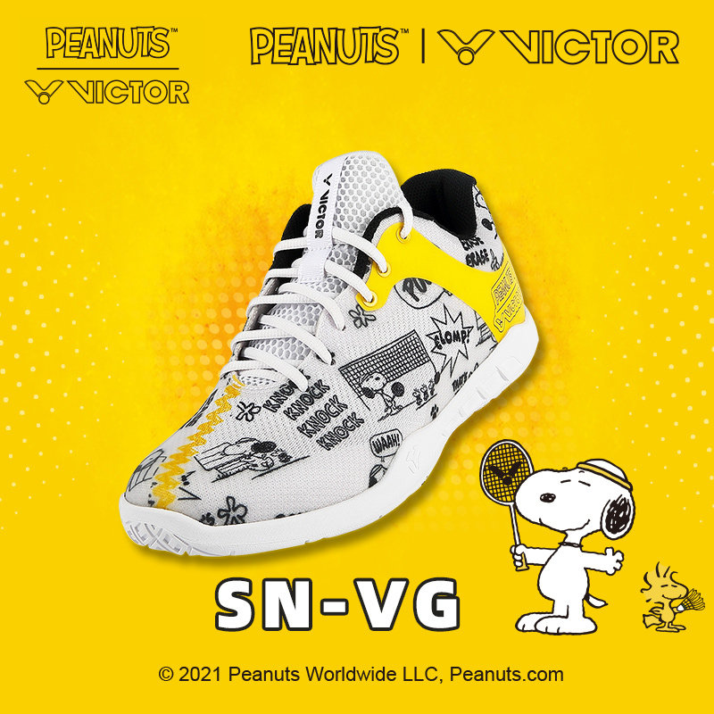 Real shoes Victor Wickdo Badminton Shoes SN-VG SN - JR Snoopy Super Wear Resistance