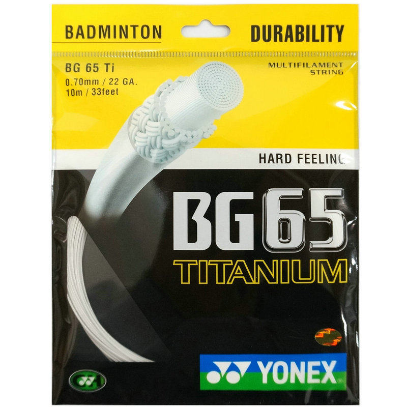 True Line YONEX YY Badminton Racket Line BG65Ti Titanium BG70 Elastic Japan CH