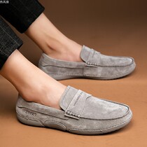 Autumn hot air flag scrub beanie shoes Jinwang 2022 new mens European station leather f2 tide brand mens mens shoes