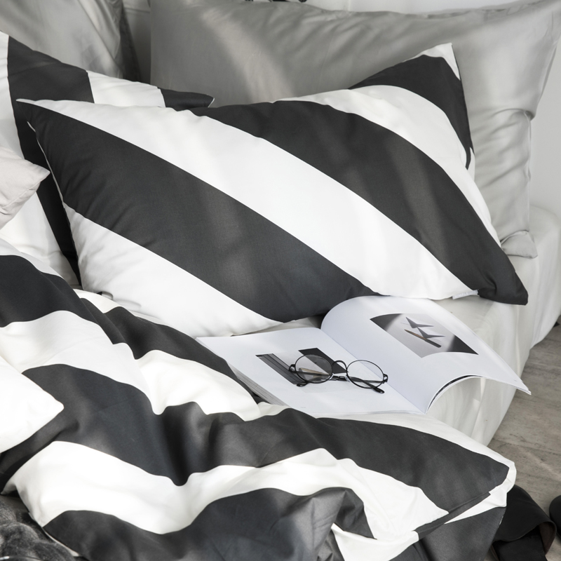 Một cặp gắn đơn giản 100% cotton sinh viên tươi nhỏ gối tay 48 74cm bông gối đơn - Gối trường hợp gối vỏ đỗ
