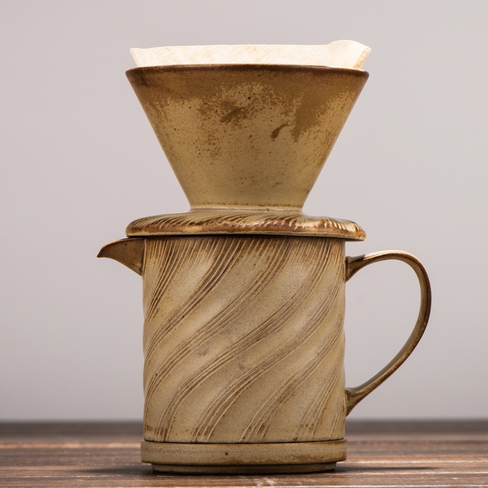 Empire Five Elements Ceramic Coffee Pot Set Hand Brew Coffee Filter Retro Drip Cup Household Brew Coffee