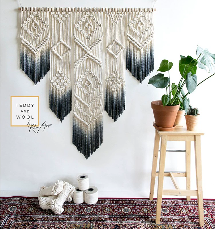 Giành chiến thắng tình yêu. Thảm dệt tay Bohemian, phòng ngủ sofa nền nhà vẽ tranh tường trang trí màu - Tapestry thảm treo tường giá rẻ