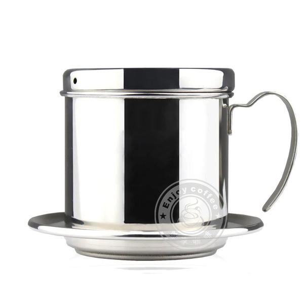 304 Stainless Steel Vietnamese Pot Coffee Maker Drip Pot Filter Cup Vietnamese Drop Dripping Pot tea-maker Home-Taobao