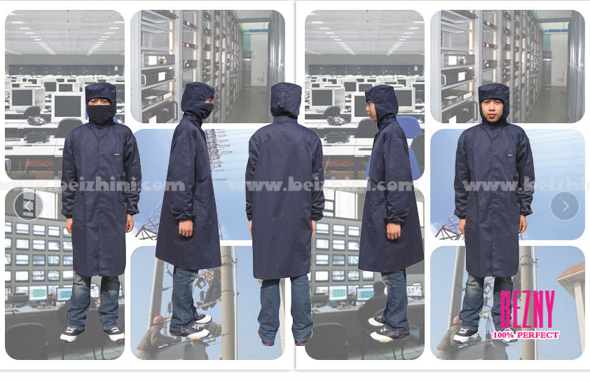 Bénie Bezny's radiation-proof coat with a hat-proof radiation-proof work clothes workwear professional version with face mask