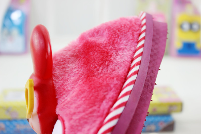 Chaussons enfants en suède pour hiver - semelle caoutchouc - Ref 1005083 Image 29